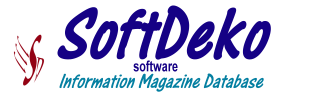 SoftDeko Information Magazine Database for software, reviews, articles, events, forums, and downloads